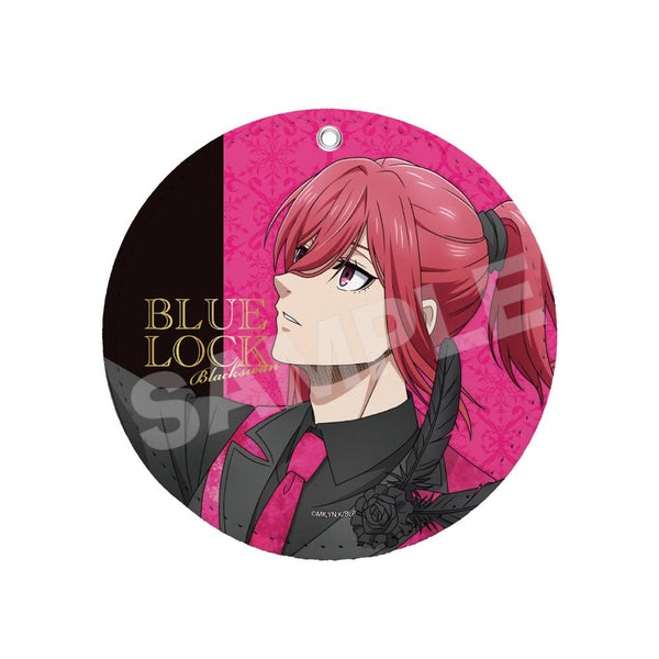 『ブルーロック』ブラックスワン レザーコースターキーホルダー /03 千切 豹馬【202510再販】